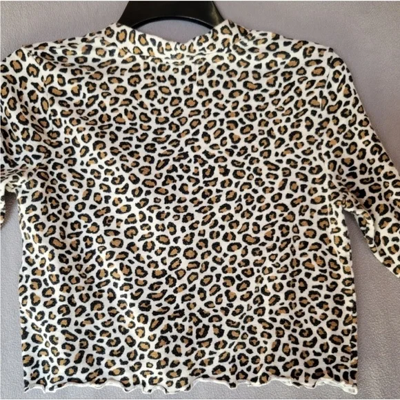 Old Navy Animal Print Button-Up Cardigan - Picture 5 of 6